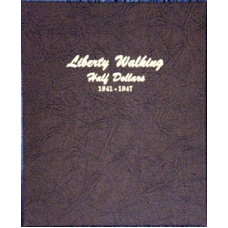 Liberty Walking Half Dollars 1941-1947 Dansco Album #7161