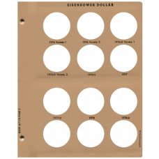 Dansco - Eisenhower Dollars Album #7176 Page 2