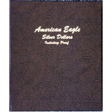 American Silver Eagles w/Pr 1986-2006 Dansco Album #8181
