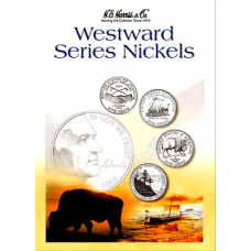 HE Harris & Co - Westward Series Nickels Folder 2004-2006 #3012