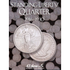 HE Harris - Standing Liberty Quarters 1916-1930 - Coin Folder