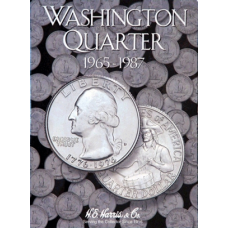 HE Harris - Washington Quarters #3 1965-1987 - Coin Folder