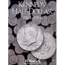 HE Harris - Kennedy Half Dollars #1 1964-1984 - Coin Folder