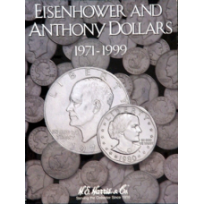HE Harris - Eisenhower & Anthony Dollars 1971-1999 - Coin Folder