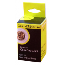 Guardhouse Round Coin Capsules - Dime Direct fit 10ct
