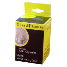 Guardhouse Round Coin Capsules -Large Dollar Direct fit - 10ct