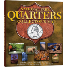 Whitman - National Park Quarters Collectors Map #82885