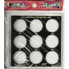 Capital Plastics - U.S. Silver Eagle Year Set 2004-2012