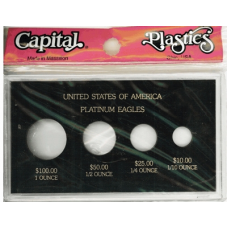 Capital Plastics - U.S. Platinum Eagles (1, 1/2, 1/4, 1/10 oz.)