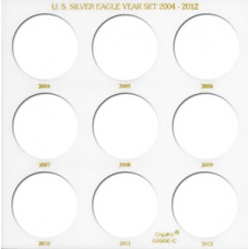 Capital Plastics - U.S. Silver Eagle Year Set 2004-2012