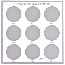 Capital Plastics - U.S. Silver Eagle Year Set 2013-2021