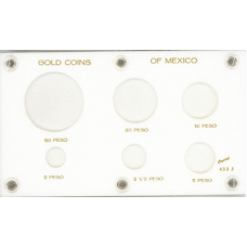 Capital Plastics - Gold Coins of Mexico (50, 20, 10, 5, 2.5, 2 P