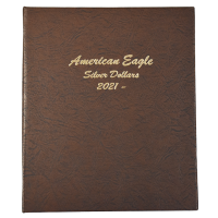 American Eagle Silver Dollars 7182 Dansco Album 2021- follow-up of 7181 Type 2