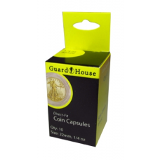 Guardhouse - 1/4 oz Gold Eagle Direct-Fit Coin Capsules - 10ct