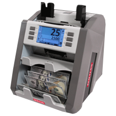 Semacon Bank Grade Two Pocket Currency Discriminator S-2500 Semacon Bank Grade Two Pocket Currency Discriminator S-2500