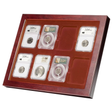 Lighthouse - Louvre Coin Showcase - 8 Slab Frame