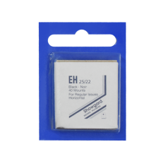 Showgard - 25x22mm Showgard Mounts - Pre-cut Singles (Black)