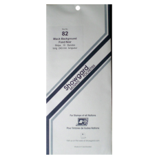 Showgard - Mounts - 82x240mm Strips (Black) 