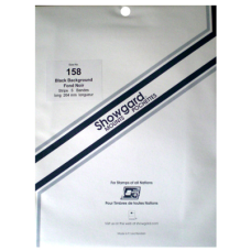 Showgard - Mounts - 158x264mm Strips (Black)