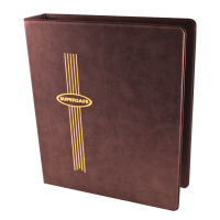 Supersafe - Standard Size Binder -Model SSB -  Red