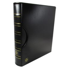 Grande Classic 3 Ring Certified Coin Slab Album with Slip Case (4 Pages) Black