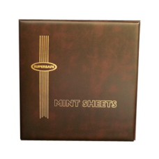 Supersafe - MA1 - Deluxe Mint Sheet Album, 100 Sheets (Red) 