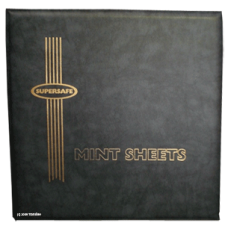 Deluxe Mint Sheet Binder Only - Supersafe (Black) Deluxe Mint Sheet Binder Only - Supersafe (Black)