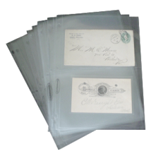 Supersafe - 2 Pocket Archival Polyproplyene Pages, Clear Supersafe - 2 Pocket Archival Polyproplyene Pages, Clear