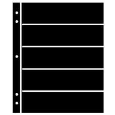 Supersafe - Supersafe Stocksheets 5 Rows 46mm, Black Supersafe - Supersafe Stocksheets 5 Rows 46mm, Black