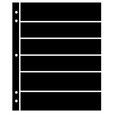 Supersafe - Supersafe Stocksheets 6 Rows 38mm, Black Supersafe - Supersafe Stocksheets 6 Rows 38mm, Black