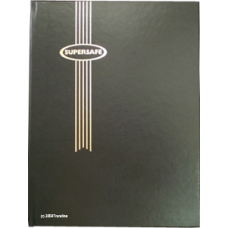 Supersafe - Stockbook - 16 White Pages - Black Supersafe - Stockbook - 16 White Pages - Black