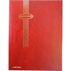 Supersafe - Stockbook - 16 Black Pages - Red
