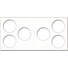 Cowens Mylar Cardboard 3 Hole 2x2's 100ct Pack