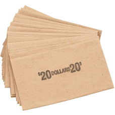 Flat Large Dollar Coin Wrappers Flat Large Dollar Coin Wrappers