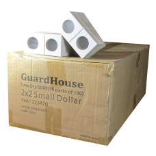 Guardhouse - 2x2 Small Dollar - 100/Bundle Paper Holders Guardhouse - 2x2 Small Dollar - 100/Bundle Paper Holders