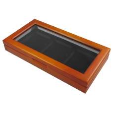 Wood Glass-top Display Slab Box - 3 Slab Universal