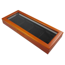 Wood Glass-top Display Slab Box - 4 Slab Universal