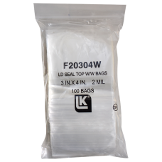 Transline - Zip Lock Bag - Write On - 2"x3"