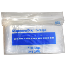 Zip Lock Bag - 3"x5" - Clear