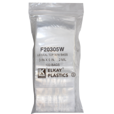 Transline - Zip Lock Bag - Write On - 3x5 #2480