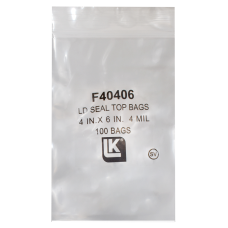 Zip Lock Bag - 4 Mil - 4x6