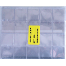 Supersafe - 2x2 Coin Flips 100ct Pack Supersafe - 2x2 Coin Flips 100ct Pack