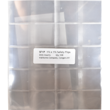 Supersafe - 1.5x1.5 Coin Flips 100ct Pack Supersafe - 1.5x1.5 Coin Flips 100ct Pack