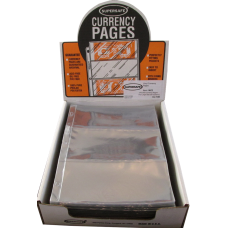 Supersafe - 100x 3 Pocket Large Currency Pages