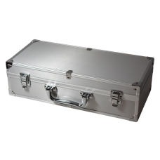 50 Slab Aluminum Box with Handle and Footers