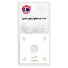 Capital Plastics - 1/20 oz China Panda #144 - White