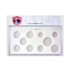 U.S. Year Set (Small Dollar, Half, Quarters x5, Dime, Nickel, Cent - White