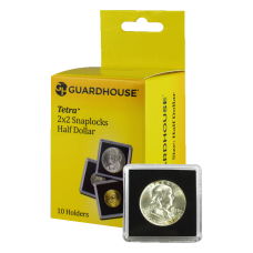 Guardhouse - 2x2 Half Dollar Tetra Snaplock - 10 Pack Guardhouse - 2x2 Half Dollar Tetra Snaplock - 10 Pack
