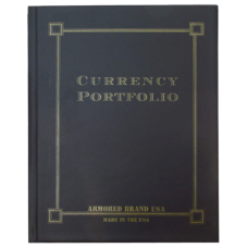 Currency Portfolio - Black - Armored Brand USA