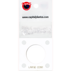 Capital Plastics - Large Cent #144 - White